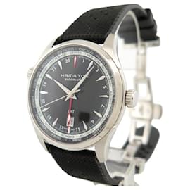 Autre Marque-NEW HAMILTON JAZZMASTER GMT H32695731 40MM AUTOMATIC WATCH BOX-Silvery