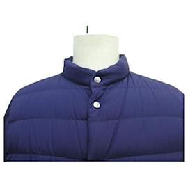 Moncler-MANTEAU MONCLER DOUDOUNE LEGERE CYCLOPE GIUBBOTTO T3 48 M BLEU COAT JACKET-Bleu