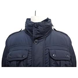 Moncler-NEUF BLOUSON MONCLER TOURS GIUBBOTTO DOUDOUNE T3 48 M BLEU JACKET COAT-Bleu Marine