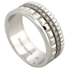 Boucheron-BAGUE BOUCHERON QUATRE RADIANT EDITION PM JRG02486 54 OR BLANC 18K DIAMANT-Argenté