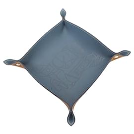 Hermès-NINE EMPTY HERMES POCKETS REISSUES AND RELAUNCHES TAURILLON LEATHER BLUE EMPTY POCKET-Other