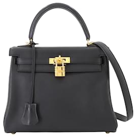 Hermès-Hermès Kelly 25-Black