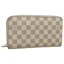 Louis Vuitton-LOUIS VUITTON Damier Azur Zippy Organizer Long Wallet N60012 LV Auth KD108-Other