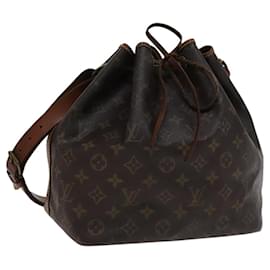 Louis Vuitton-LOUIS VUITTON Monogram Petit Noe Shoulder Bag M42226 LV Auth 115171-Monogram