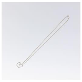 Autre Marque-TIFFANY&Co. Open Apple Necklace Ag925 Silver Auth am7915-Silvery