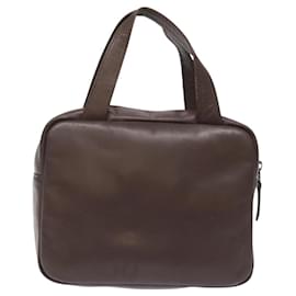 Autre Marque-Burberrys Hand Bag Leather Suede Brown Auth bs22811-Brown