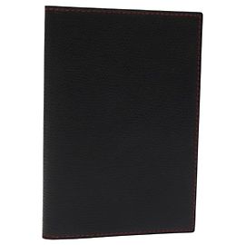 Céline Capa de passaporte em couro preto CELINE ANA Collaboration Auth am7957 Preto