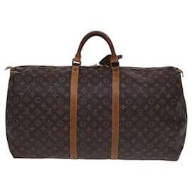 Louis Vuitton-LOUIS VUITTON Monogram Keepall 60 Boston Bag M41422 LV Auth EC136-Monogram