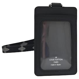 Louis Vuitton-LOUIS VUITTON Savanna Chapman Brothers Porte Badge Case M67902 LV Auth 109814A-Black
