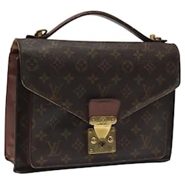 Louis Vuitton-LOUIS VUITTON Monogram Monceau 28 Hand Bag M51185 LV Auth BD080-Monogram