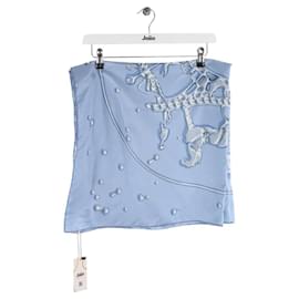 Hermès-Silk square-Blue