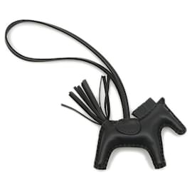 Hermès-Hermes Rodeo PM Bag Charm in Agnès Milo-Black