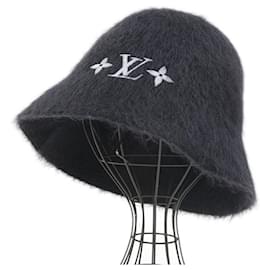 Louis Vuitton-Louis Vuitton Black Bucket Hat-Black