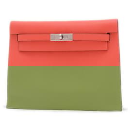 Hermès-Hermes Kelly Dance Handbag in Orange-Orange