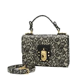 Dolce & Gabbana-Dolce & Gabbana Lucia Bag-Black,White