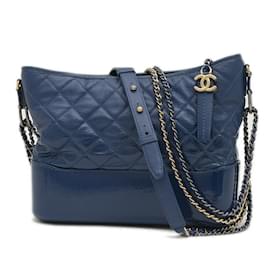 Chanel-Chanel Gabrielle de Hobo Shoulder Bag-Blue