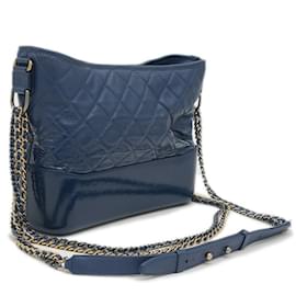 Chanel-Chanel Gabrielle de Hobo Shoulder Bag-Blue