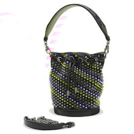 Christian Louboutin-Sac à bandoulière seau Marie Jane clouté Christian Louboutin-Autre