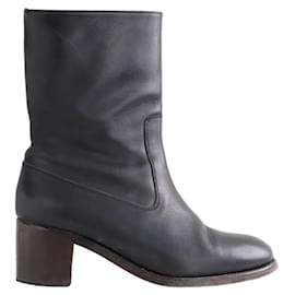 Apc Leather boots Black