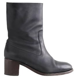 Apc Botas de cuero Negro