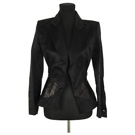 Giacca in cotone nera Thierry Mugler Nero