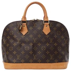 Louis Vuitton-Louis Vuitton Monogram Canvas Alma PM Handbag M51130-Brown
