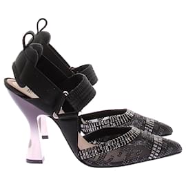 Fendi-FENDI Heels T.EU 36.5 Leather-Black