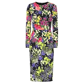 Dolce & Gabbana-Dolce & Gabbana Wild Rose Print Sheath Dress-Multiple colors
