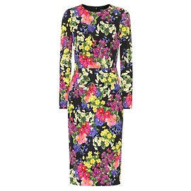 Robe fourreau imprimée Wild Rose de Dolce & Gabbana Multicolore