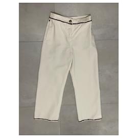 Chanel-Pants, leggings-White