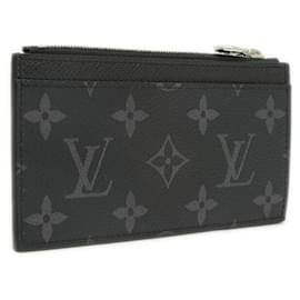 Louis Vuitton-Louis Vuitton Taigarama Coin Card Holder-Black