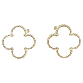 Van Cleef & Arpels-Boucles d'oreilles clips Vintage Alhambra de Van Cleef & Arpels-Doré