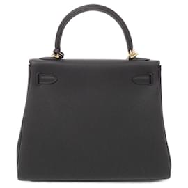 Hermès-Hermes Kelly 25cm Handbag-Black