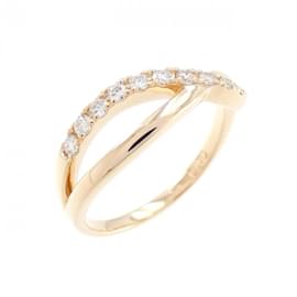 Autre Marque-Vendome Aoyama 18K Pink Gold Diamond Band Ring-Other