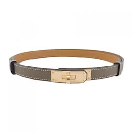 Hermès-Hermes Standard Brown Belt-Brown