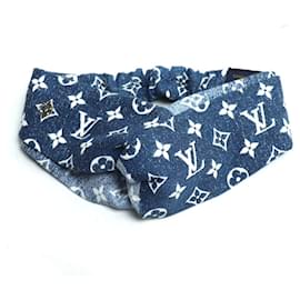 Louis Vuitton-Louis Vuitton Cotton Headband-Blue
