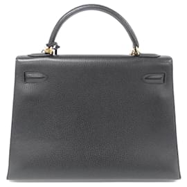 Hermès-Hermes Kelly 32cm Handbag-Black