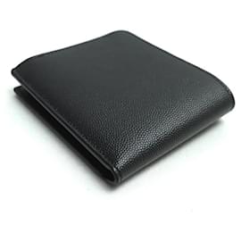Saint Laurent-Saint Laurent Paris Compact Bi-Fold Wallet-Black