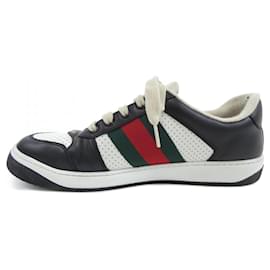 Gucci-Gucci Black and White Sneakers-Black,White