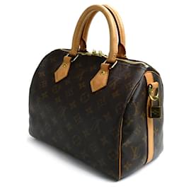 Louis Vuitton-Louis Vuitton Speedy Bandouliere 25 Shoulder Bag-Golden