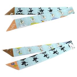 Hermès-HERMES Twilly PARADE Scarf Muffler-Other