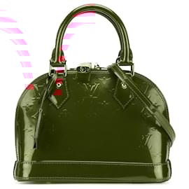 Louis Vuitton-Louis Vuitton Red Monogram Vernis Alma BB-Red