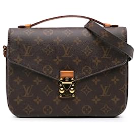 Louis Vuitton-Louis Vuitton Brown Monogram Pochette Metis-Brown
