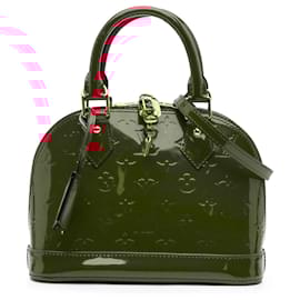 Louis Vuitton-Louis Vuitton Red Monogram Vernis Alma BB-Red