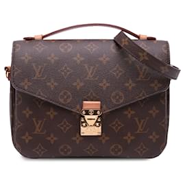 Louis Vuitton-Louis Vuitton Brown Monogram Pochette Metis-Brown