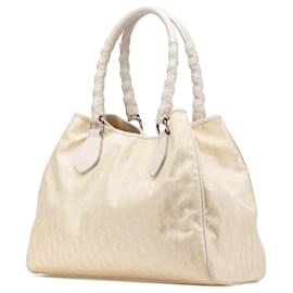 Dior-Dior Brown Diorissimo Trotter Canvas Lovely Handbag-Brown,Beige