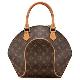 Louis Vuitton-Louis Vuitton Brown Monogram Ellipse PM-Brown