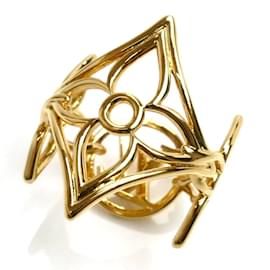 Louis Vuitton-Louis Vuitton Gold Plated Band Ring-Golden