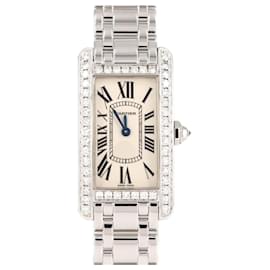 Cartier-Cartier Tank American SM WG Cross D WB7073L1 Wristwatch-Other