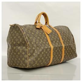 Louis Vuitton-Louis Vuitton Monogram Keepall 60 Boston Bag-Brown